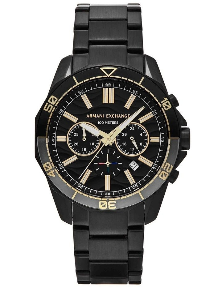 AX1963 Chronograph Watch in Black