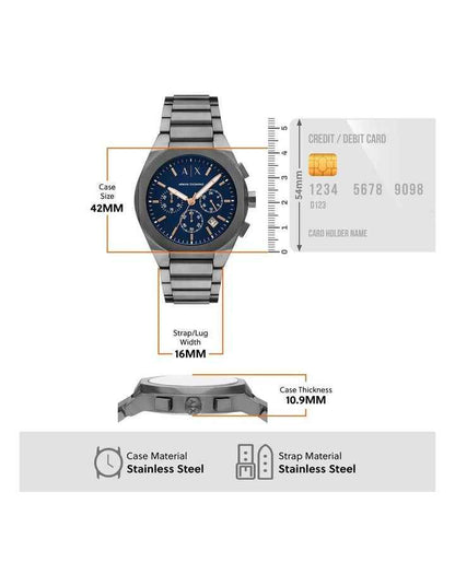 AX4182 Chronograph Watch in Grey