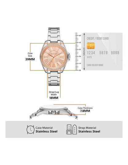 Michael Kors MK4854 Kacie Analogue Watch in Silver