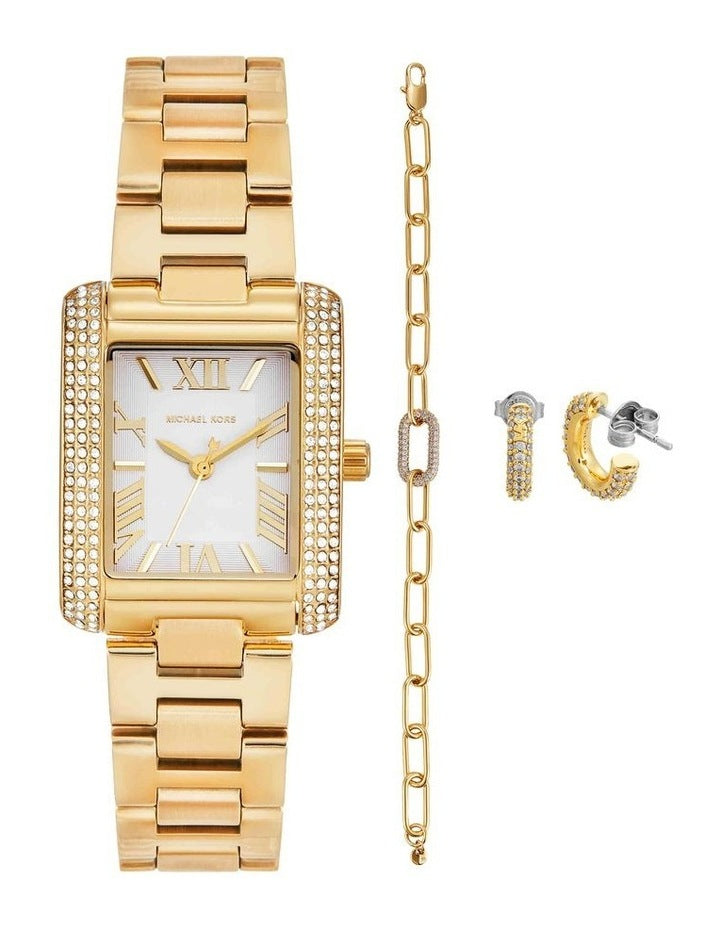 Michael Kors MK4837SET Emery Analogue Watch in Gold