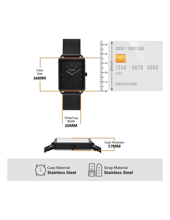 Skagen SKW6928 Hagen Analogue Watch in Black