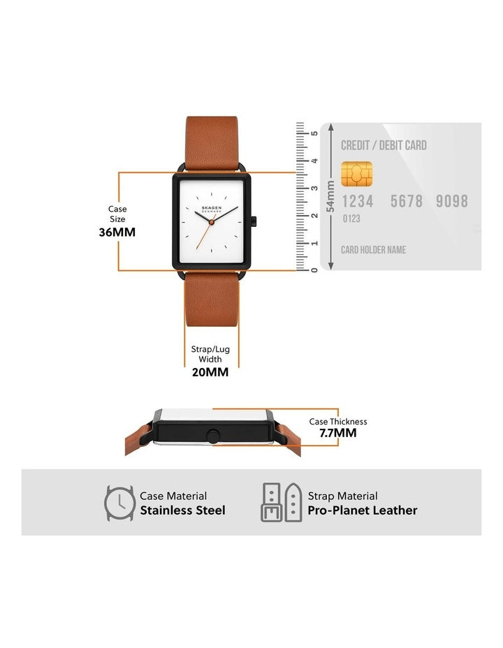 Skagen Hagen Analogue Watch SKW6929 in Brown