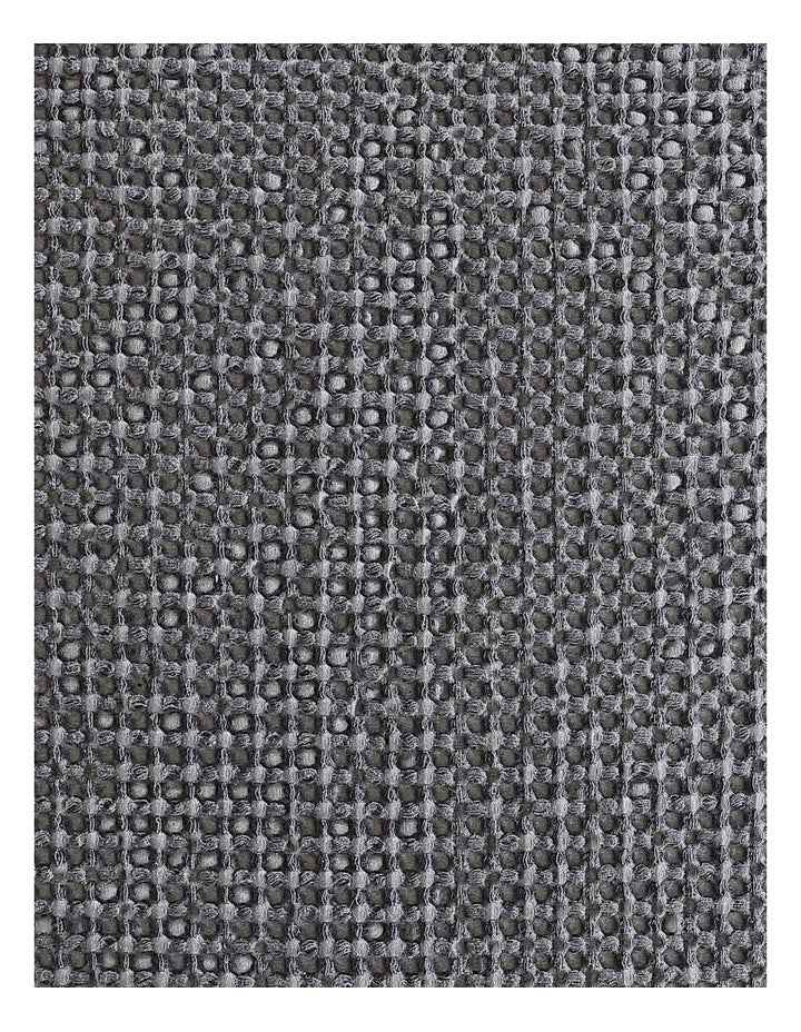 Urban Waffle Blanket in Charcoal