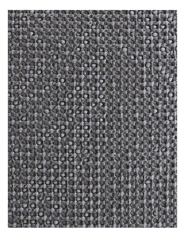 Urban Waffle Blanket in Charcoal