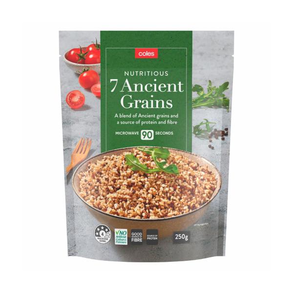 COLES MICROWAVE 7 GRAINS RICE 250G