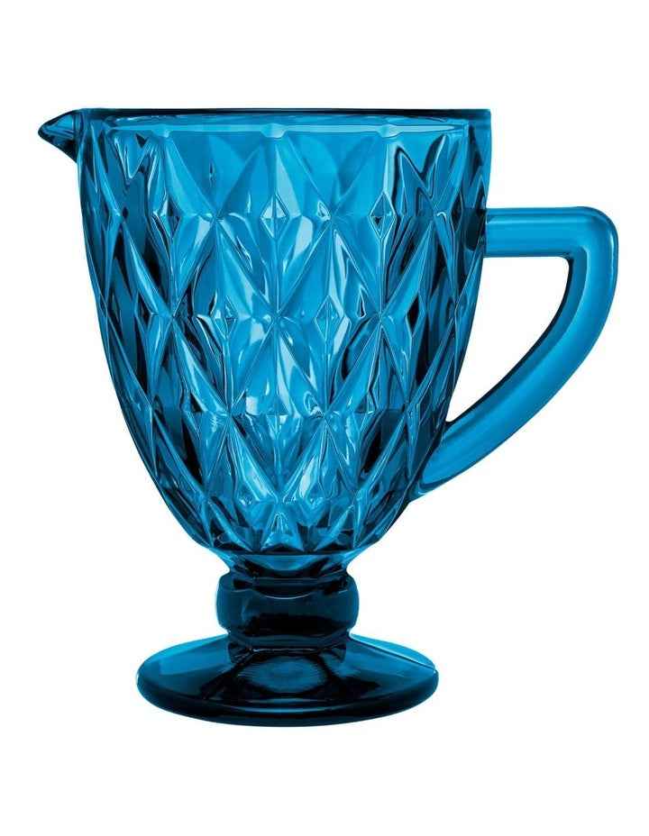 Deanna Glass Jug 1.1L Gift Boxed in Blue