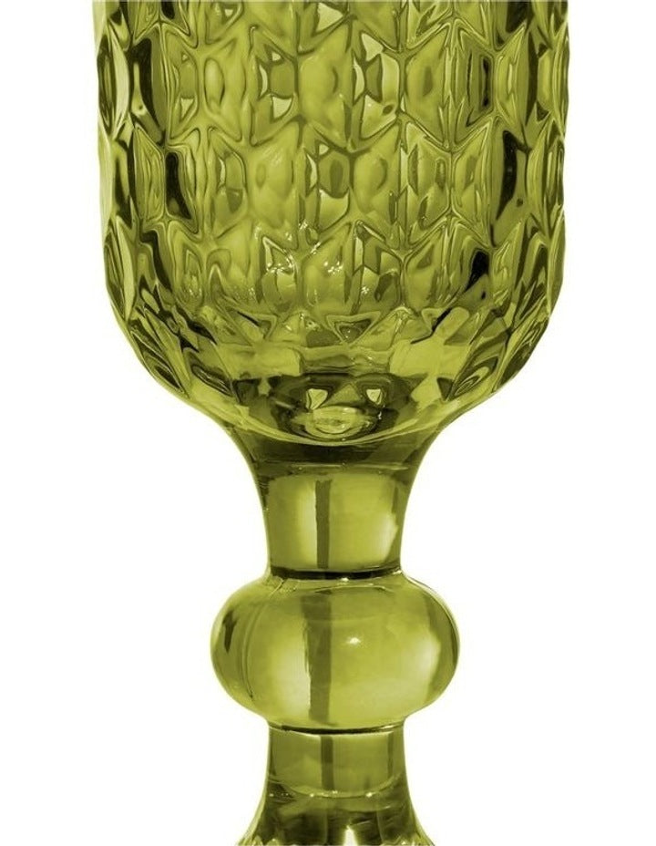 Caterina Champagne Flute 4 Pieces Gift Boxed in Green