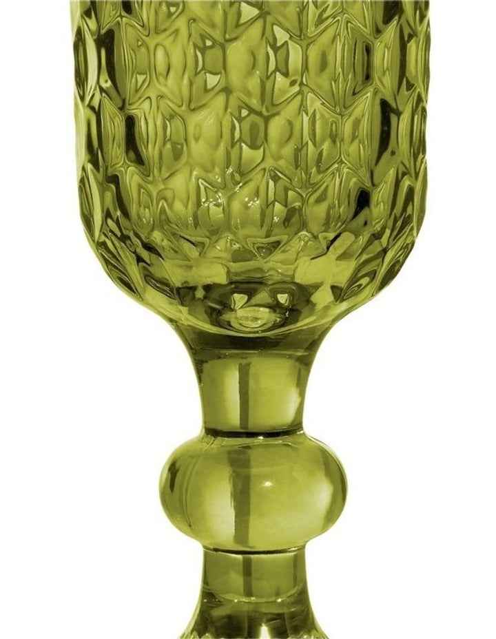 Caterina Champagne Flute 4 Pieces Gift Boxed in Green