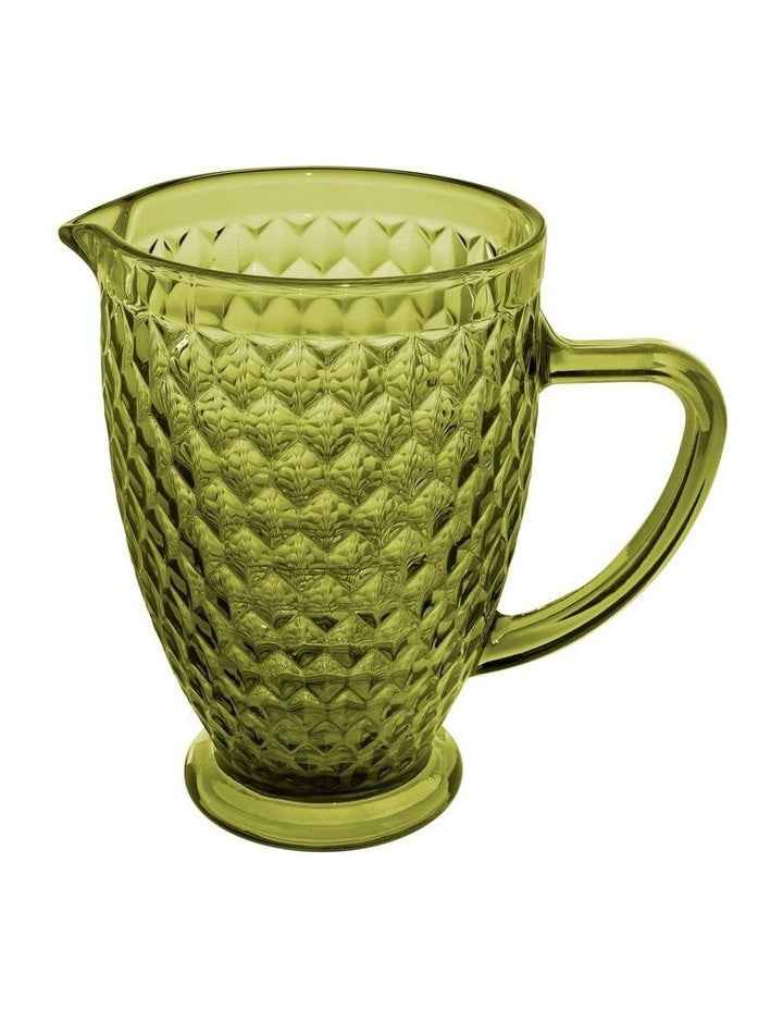Caterina Glass Jug 1.3L Gift Boxed in Green