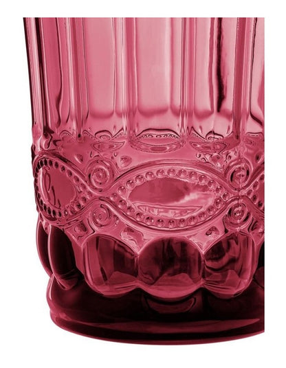 Gabriella Highball Glass 4 Pieces Gift Boxed in Pink