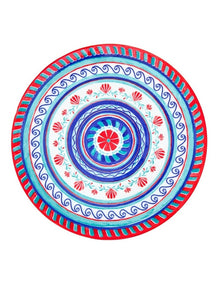 Amalfi Coupe Dinner Plate 27cm in Blue