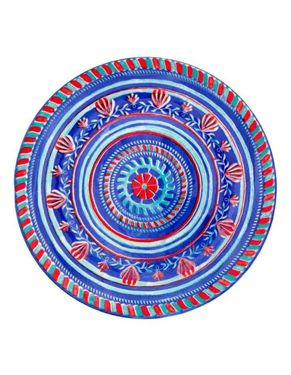 Amalfi Coupe Dinner Set of 12 Piece in Blue