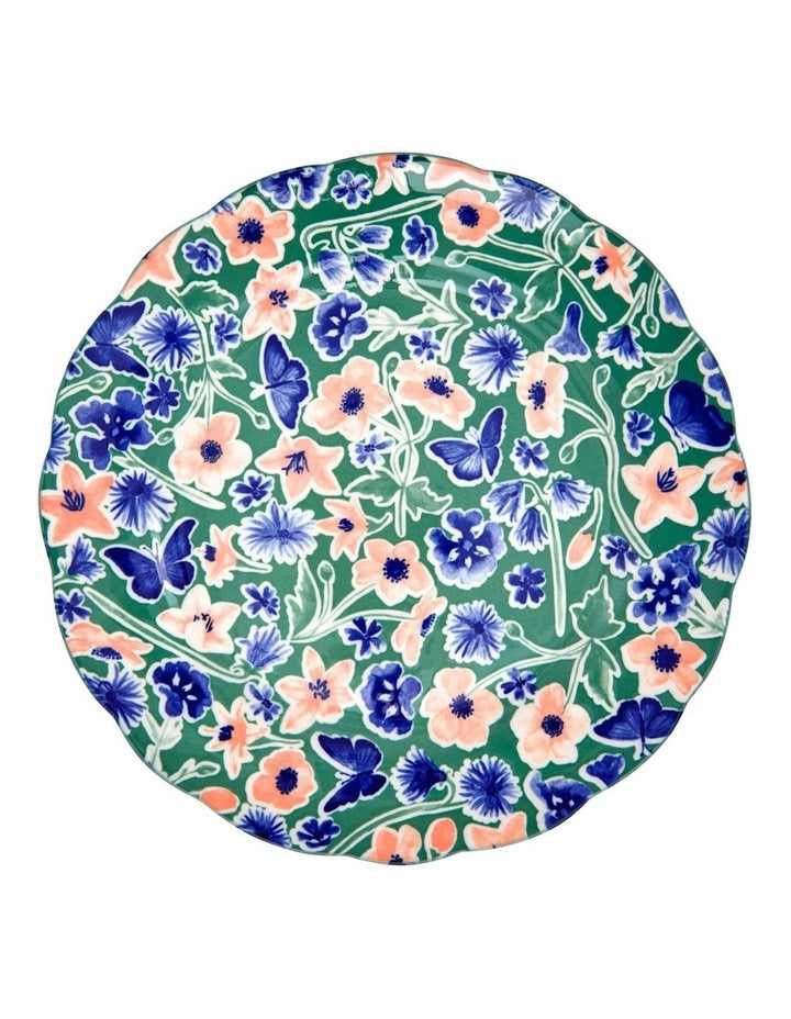 Dolce Vita Round Scallop Platter 33cm Gift Boxed in Multi