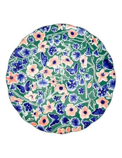Dolce Vita Round Scallop Platter 33cm Gift Boxed in Multi