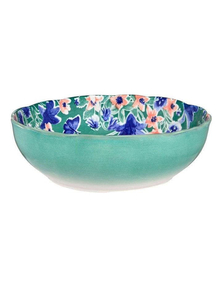 Dolce Vita Scallop Serving Bowl 25x8cm Gift Boxed in Multi