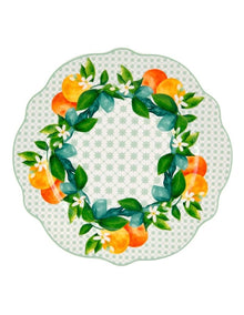 Jardino Scallop Rim Side Plate 19cm in Green