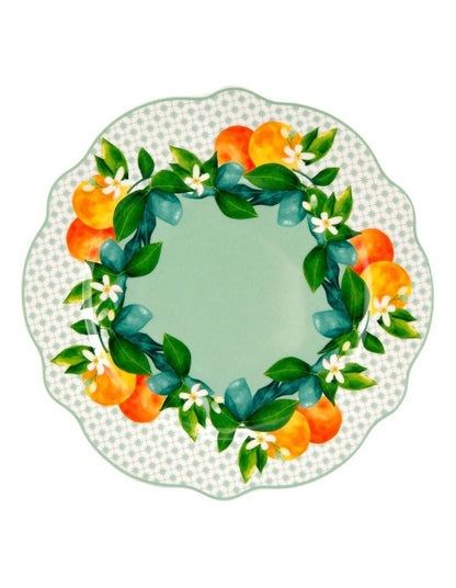 Jardino Scallop Rim Side Plate 19cm in Green