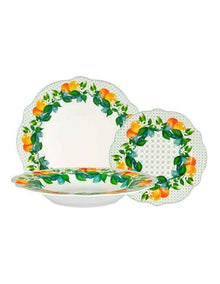 Jardino Scallop Rim Dinner Set 12 Piece Gift Boxed in White