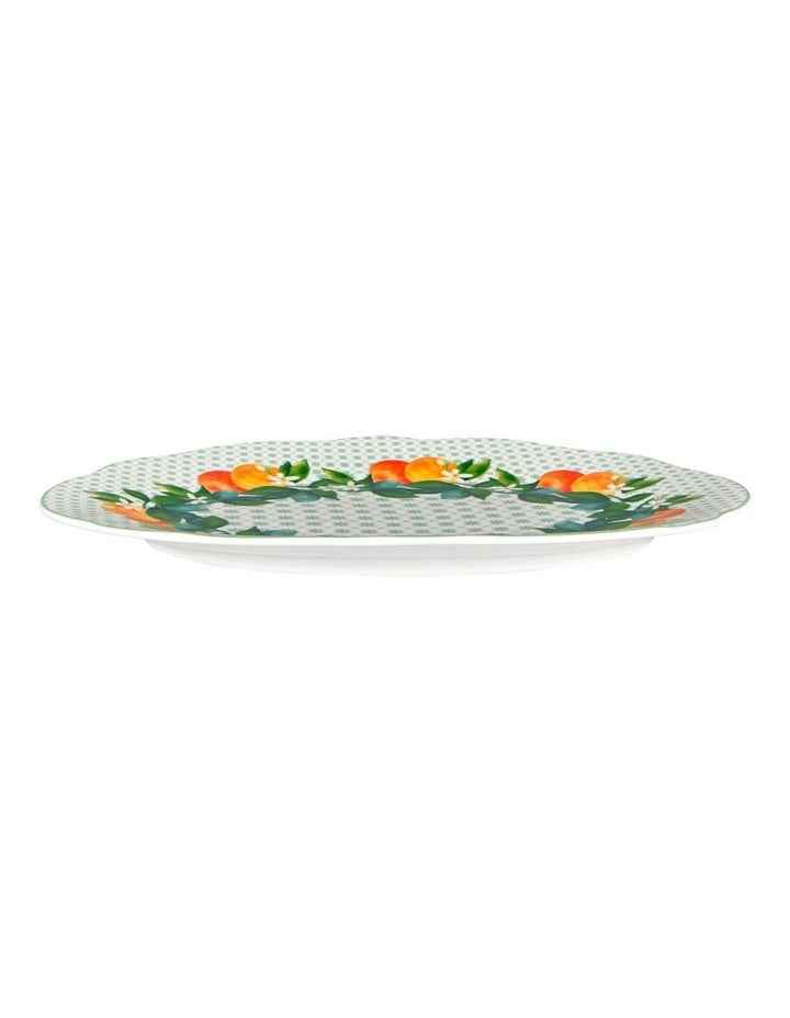 Jardino Scallop Oval Platter 25cm Gift Boxed in Green