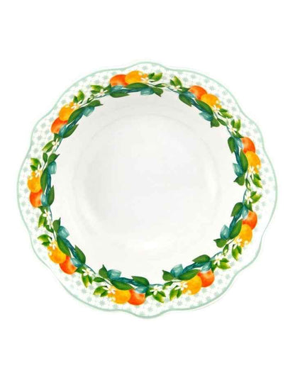 Jardino Scallop Bowl 15x4.5cm in White