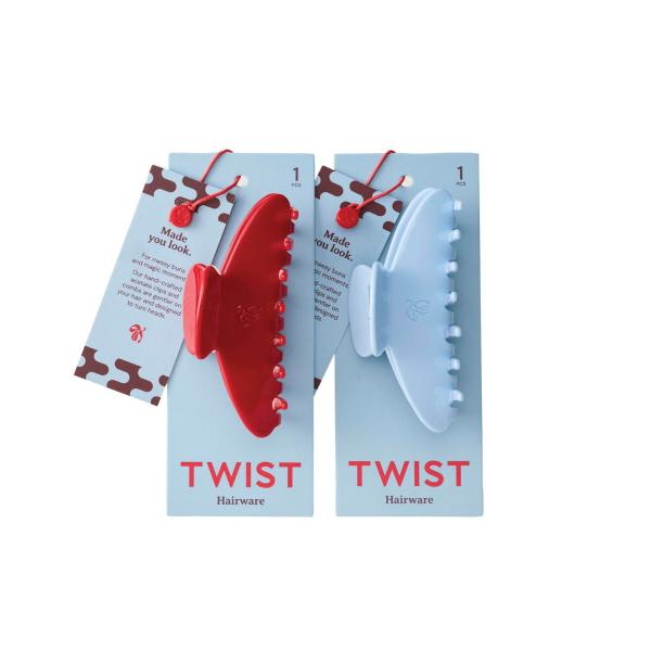 TWIST LARGE CLAW CLIP ASSORTED COLOURS 1 PACK