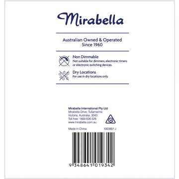 Mirabella LED GLS ES 14W 1400lm  Globe Warm White 2 pack