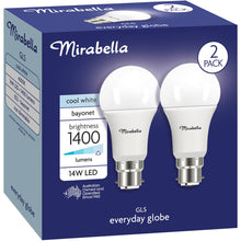 Mirabella Led Gls Bc 14w 1400lm Cool White Each