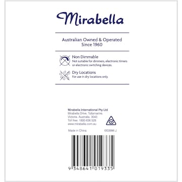 Mirabella LED GLS BC 14W 1400lm Cool White each