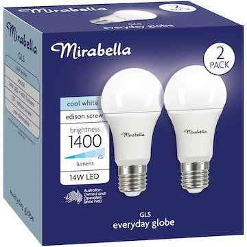 Mirabella Gls Es 14W1400L 4000K Cw 2 pack