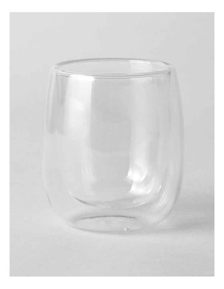 Double Wall Glass 250ml Set of 2 in Clear