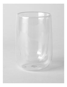Double Wall Glass 340ml Set of 2 in Clear