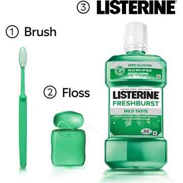 Listerine Freshburst Zero Alcohol Antibacterial Mouthwash 1L