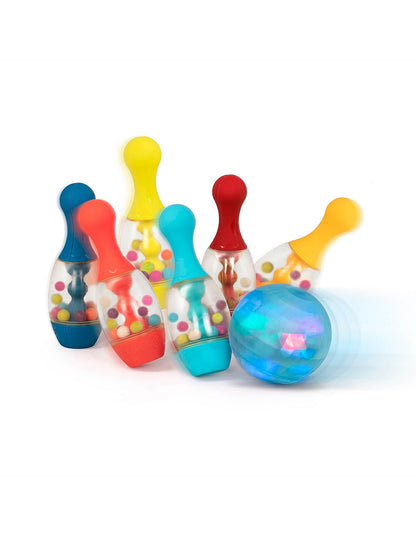Light-Up Bowling Set with Flashing Ball