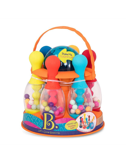 Light-Up Bowling Set with Flashing Ball