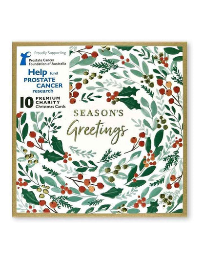 Christmas Boxed Cards - Holly Berry in Multi