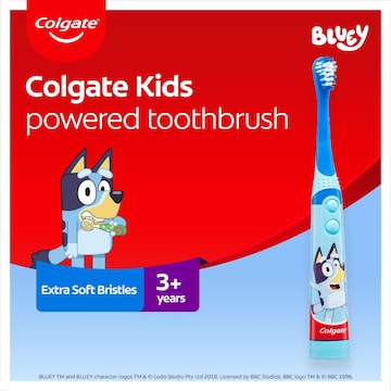 Colgate Kids Toothbrush Battery Sonic Bluey Extra Soft For 3+ Years each