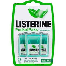 Listerine Pocketpaks Oral Care Strips Freshburst 72 pack