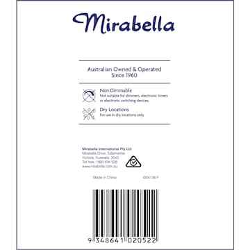 Mirabella LED GU5.3 6W 500Lm Cool White Light Globe 4 pack
