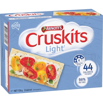 Arnott's Cruskits 98% Fat Free Crispbreads 125g