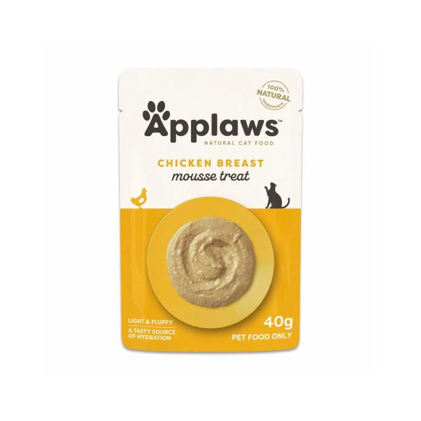 APPLAWS CAT TREAT CHICKEN BREAST MOUSSE 40GRAM