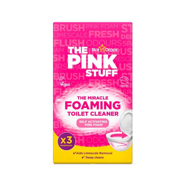 THE PINK STUFF MIRACLE FOAMING TOILET CLEANER 3 PACK