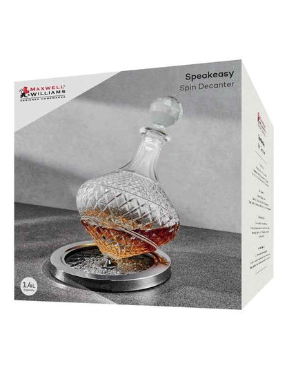Speakeasy Spin Decanter 1.4L Gift Boxed