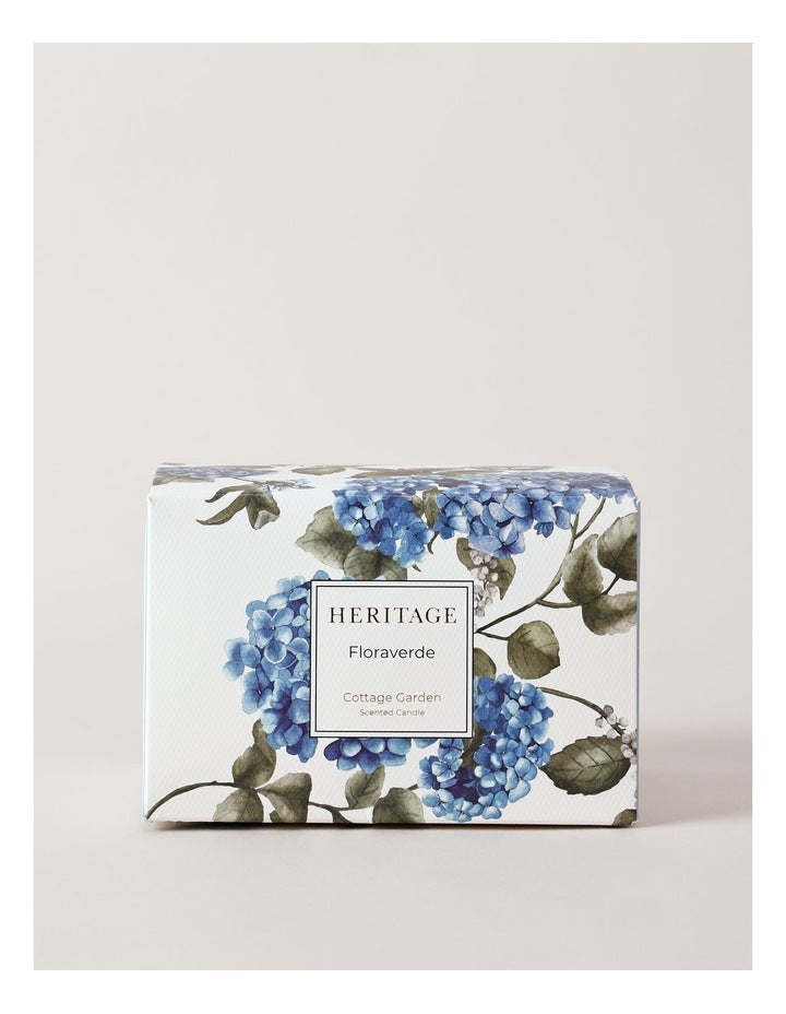 Floraverde Large Candle 400g in Cottage Garden