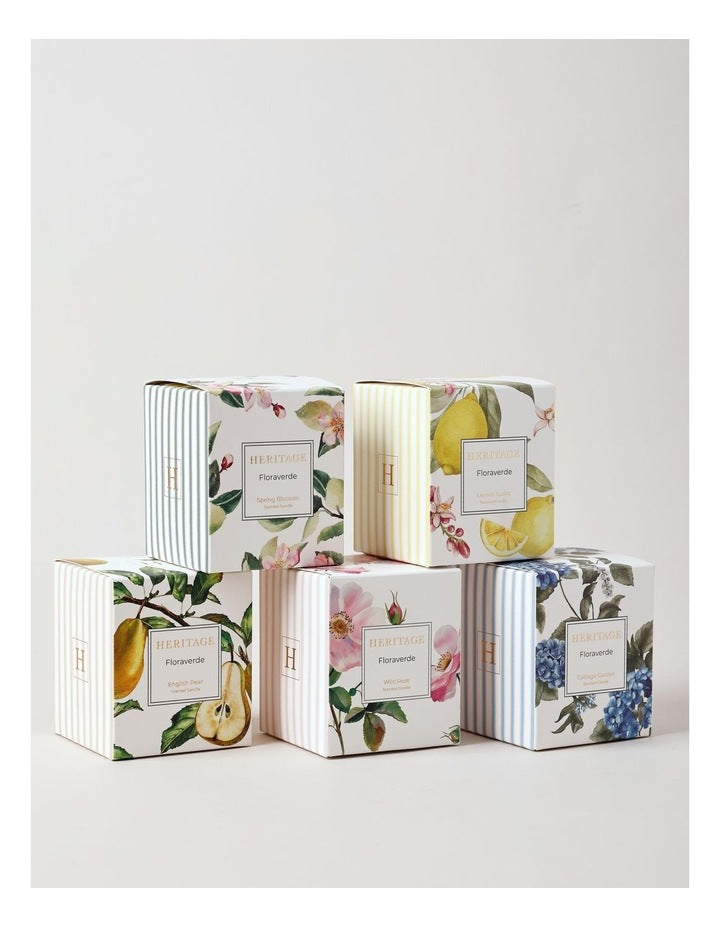 Floraverde Small Candle 160g in Lemon Spritz