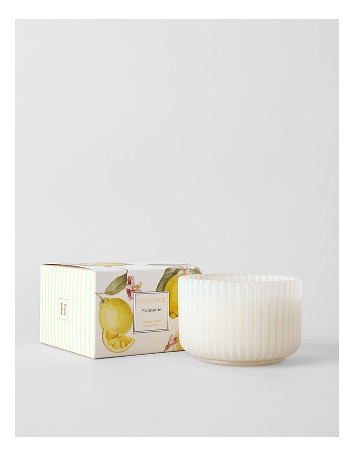 Floraverde Large Candle 400g in Lemon Spritz