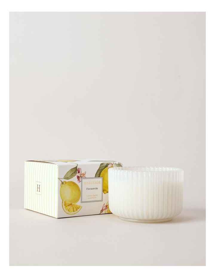 Floraverde Large Candle 400g in Lemon Spritz