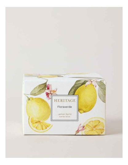 Floraverde Large Candle 400g in Lemon Spritz