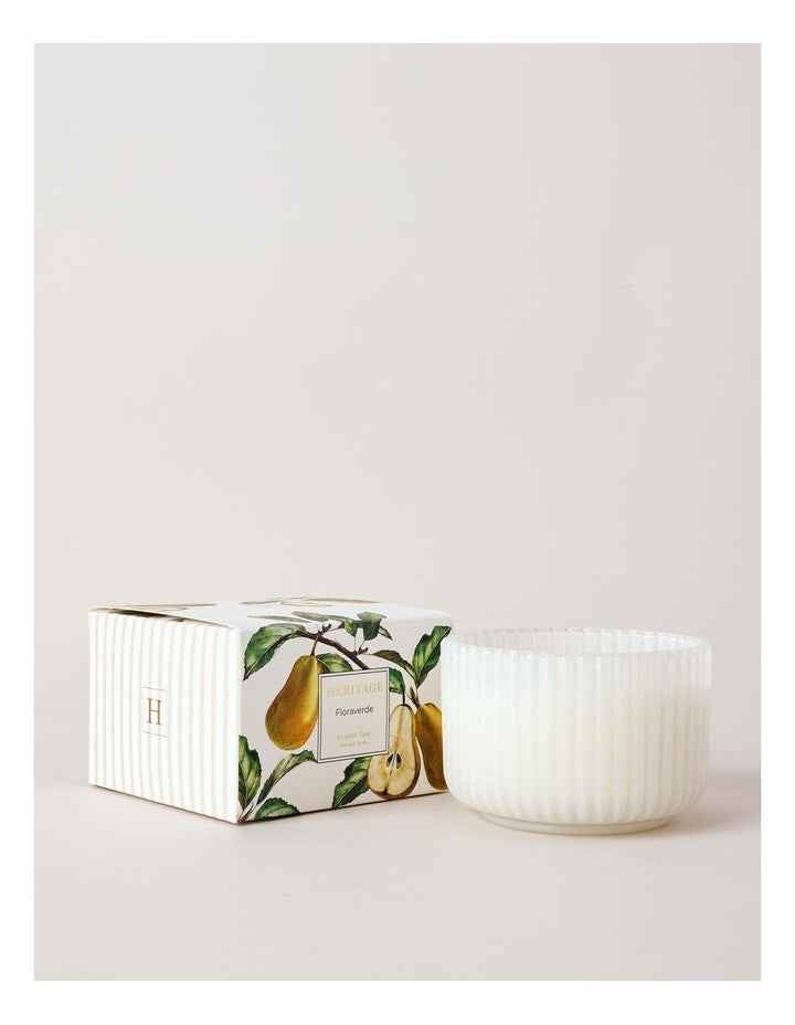 Floraverde Large Candle 400g in English Pear