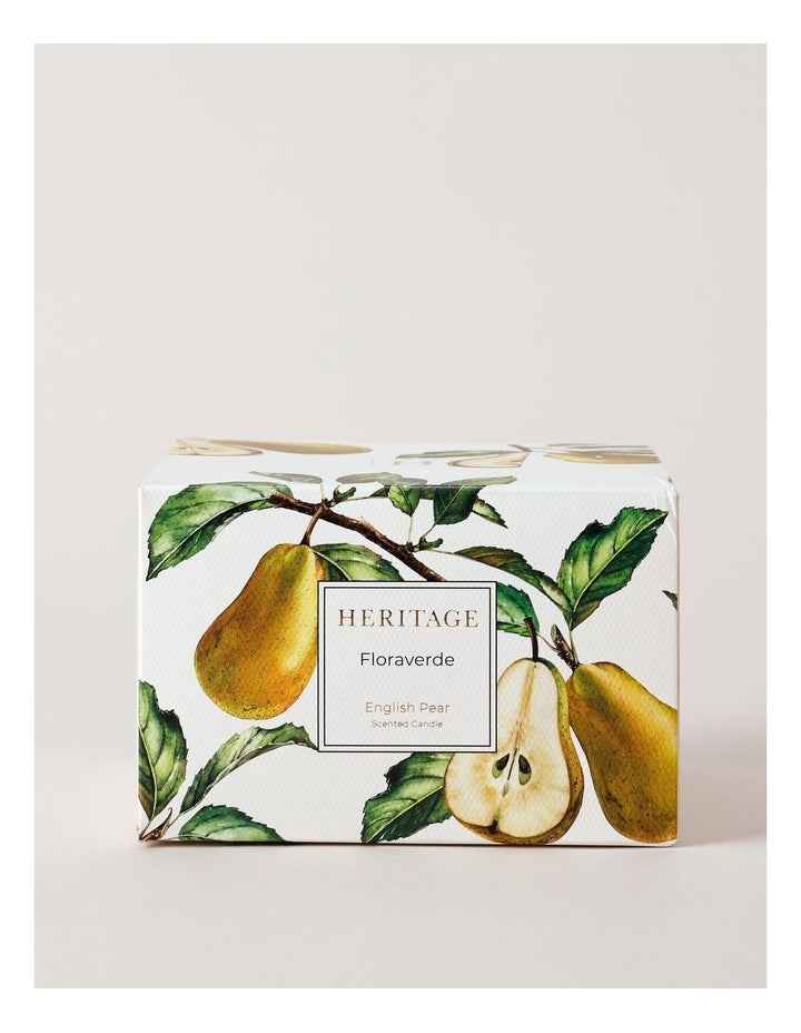 Floraverde Large Candle 400g in English Pear