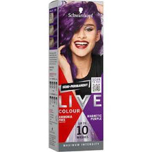Schwarzkopf Live Magnetic Purple Semi Permanent Hair Dye each